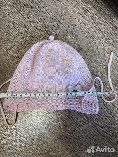 Шапка для девочки демисезонная