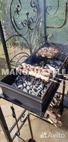 Мангал с печью