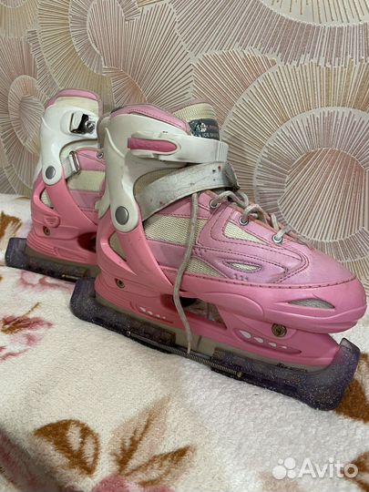 Коньки фигурные раздвижные 36-39