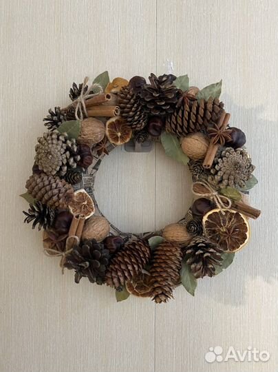 Венок крафтовый «Пряный»