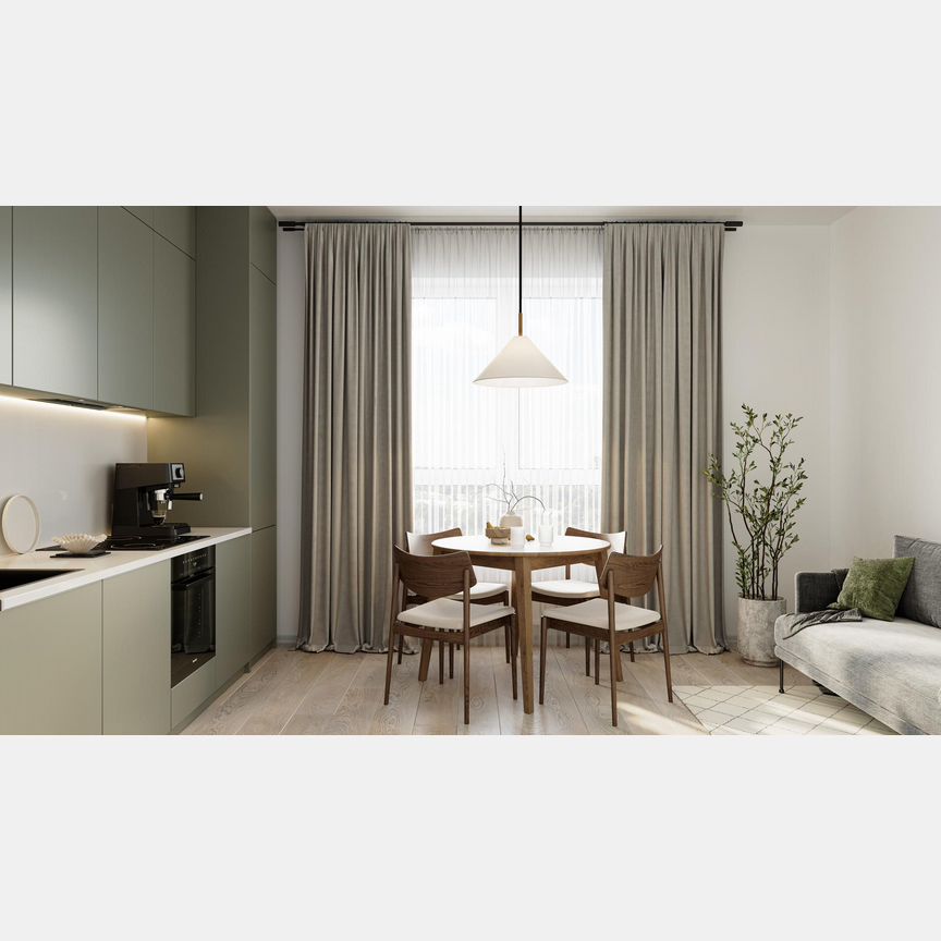 2-к. квартира, 55,3 м², 5/18 эт.