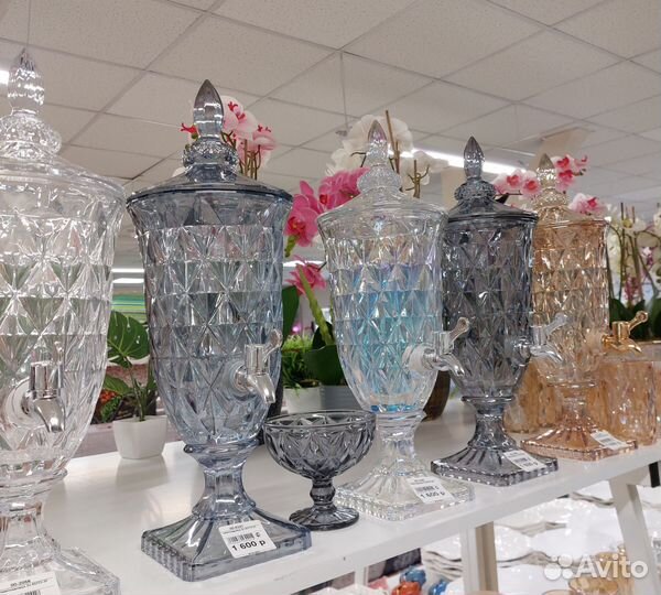 Лимонадница с краником, диспенсер для напитков