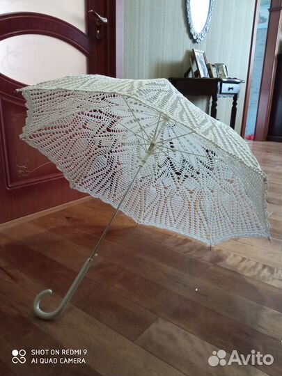 Зонт вязаный