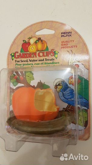 Поилка, кормушка, игрушка для птиц