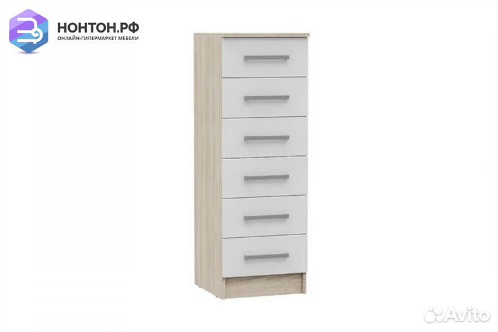 Комод Мартина 400 белый / дуб сонома