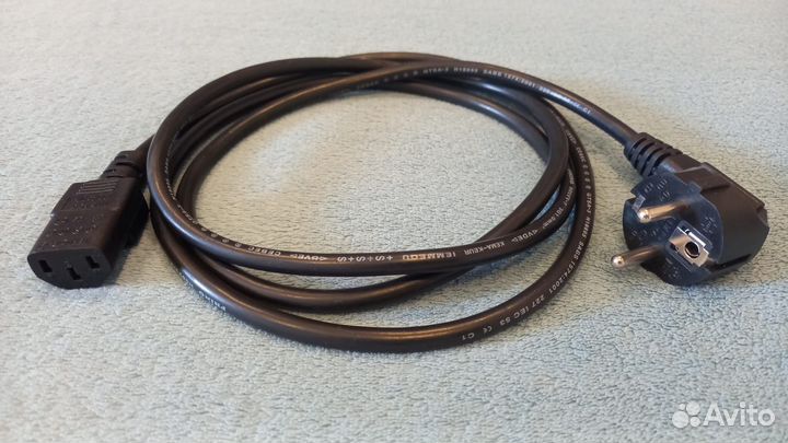 Сетевой кабель для пк, мониторов, бытовой техники