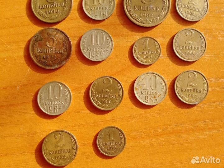 Коллекция монет СССР от 1946 года до 1990 гг