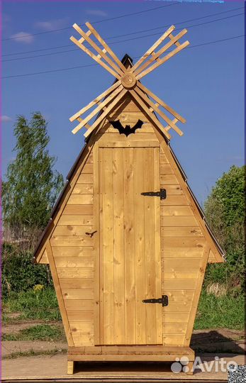 Дачный туалет деревянный BAG333