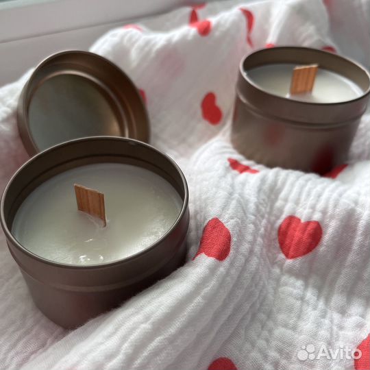 Ароматическая свеча ручной работы