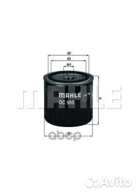 Фильтр масляный oc995 Mahle/Knecht