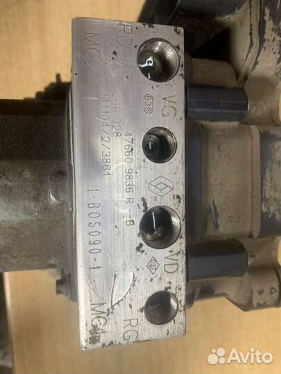 Блок абс рено логан 2 сандеро 2