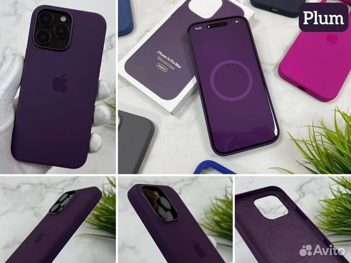 Чехол на iPhone 16 Pro Max силиконовый