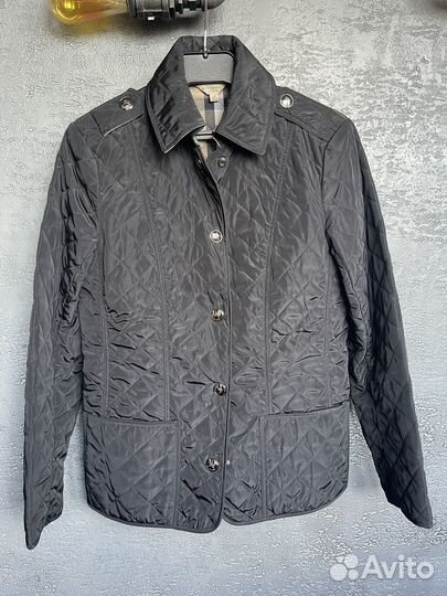 Куртка жакет женская черная демисезонная Burberry