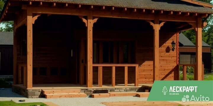 Клееный Брус 80*80*3000 сорт А