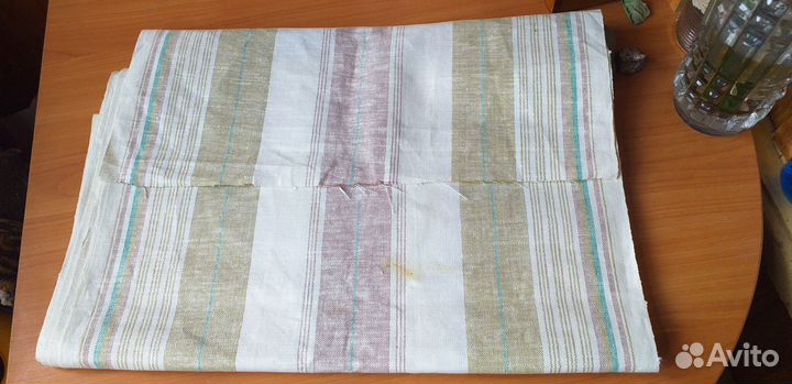 Лен на полотенца, ткани СССР, отрезы