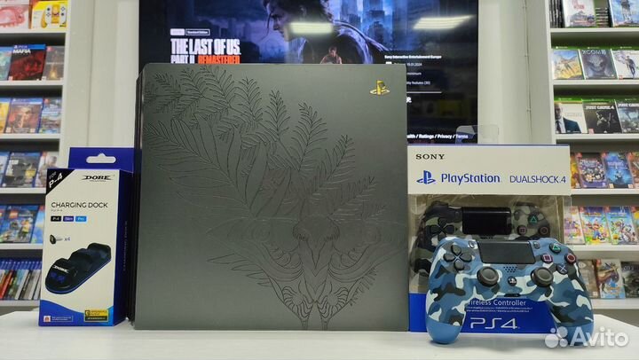 Sony PS4 Pro 2 геймпада + 95 игр