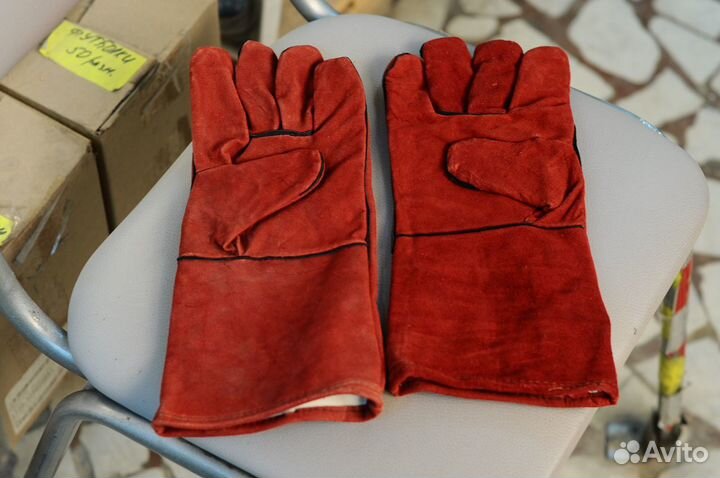 Краги сварщика из спилка с подкладкой