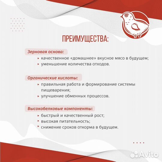 Комбикорм для цыплят, нулевка, старт