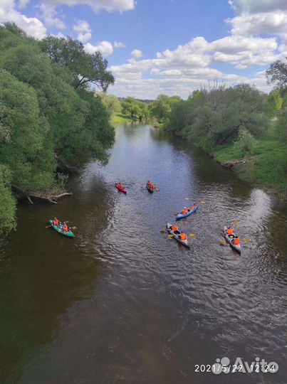 Сплав по Оке на байдарках. Корпоративы