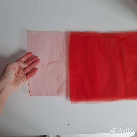 Фатин отрез. Ткань. Фатин для юбки