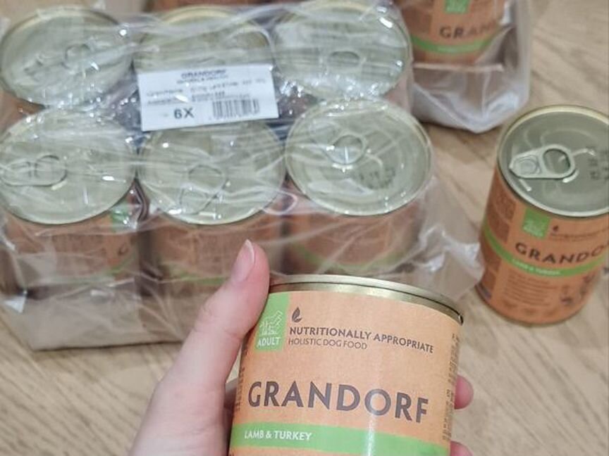 Консервы для собак Grandorf