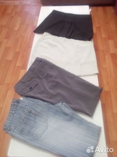 Брюки, джинсы, юбки, шорты, платье 40-42 р