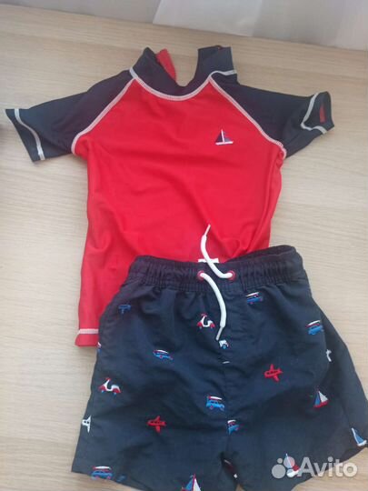 Костюм для плавания Next (плавки, футболка)