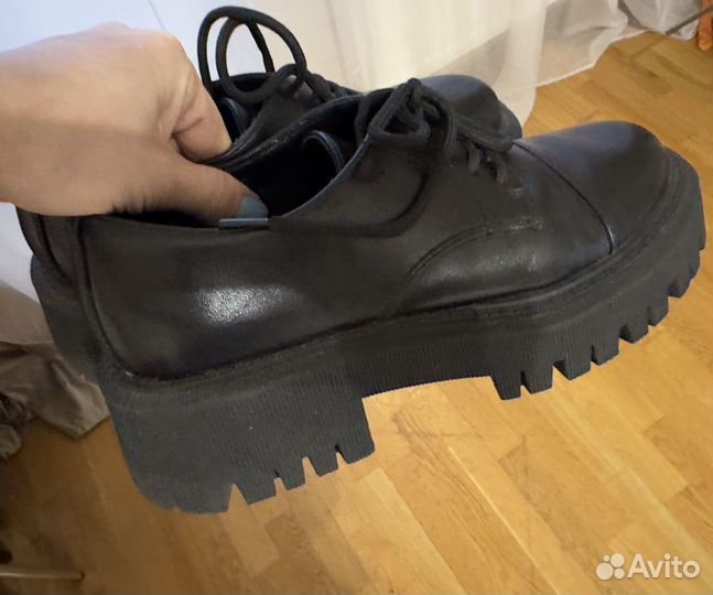 Дерби женские 40 размер натуральная кожа