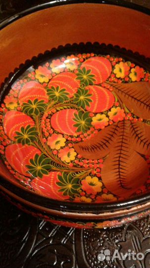 Чаша хохлома новая