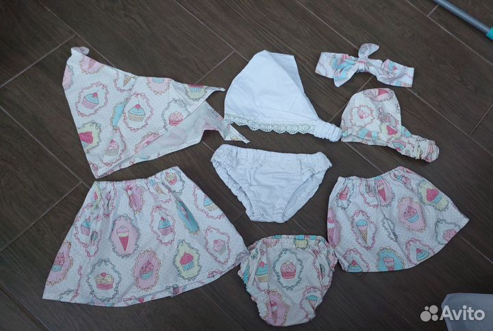 Пакет вещей на новорожденную девочку