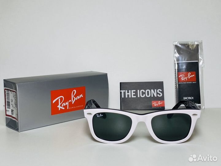 Очки Ray Ban Wayfarer 2140 956 двухцветные