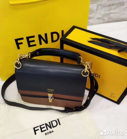 Сумка Fendi premium новая натуральная кожа