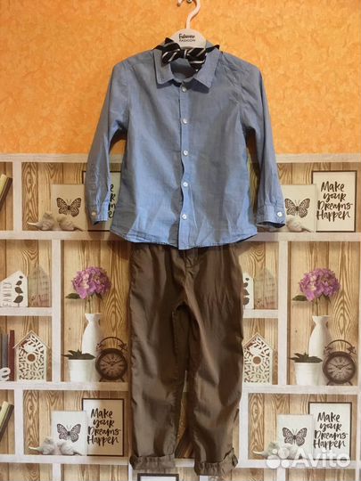 Рубашка и брюки для мальчика 110 р