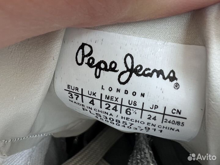 37 Новые Pepe Jeans Кроссовки