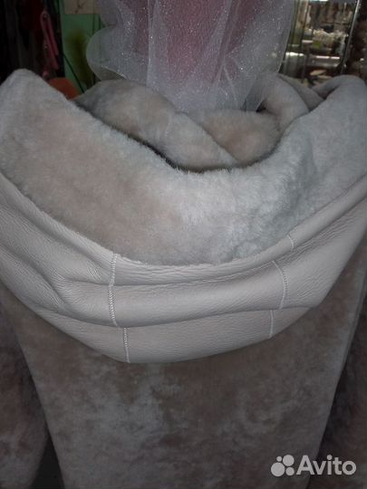 Дубленка натуральная женская 48р