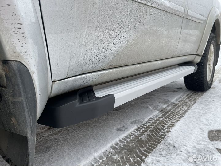 Подножки для мицубиси паджеро спорт