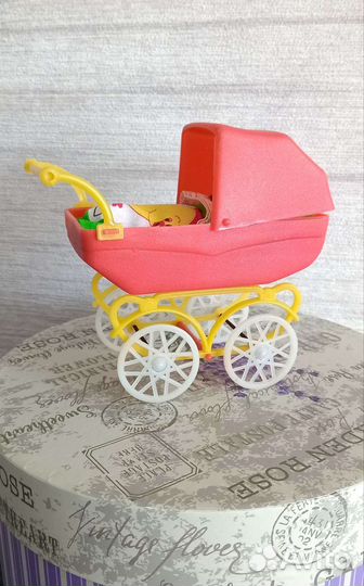 Коляска СССР для пупса Бронь