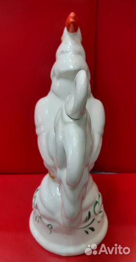 Фарфоровый штоф «Петух». СССР. 26 см