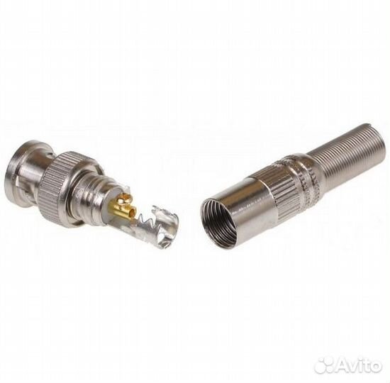 BNC универсальный (штекер), пружинный