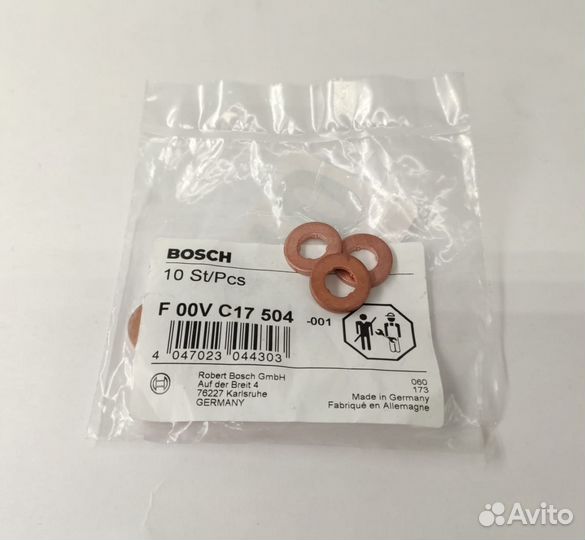 Шайба теплоизоляционная Bosch F00VC17504