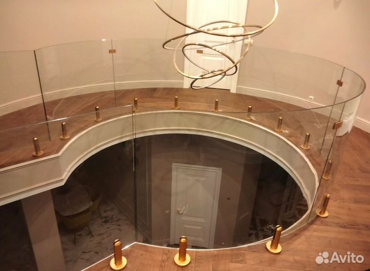 Перила стеклянные