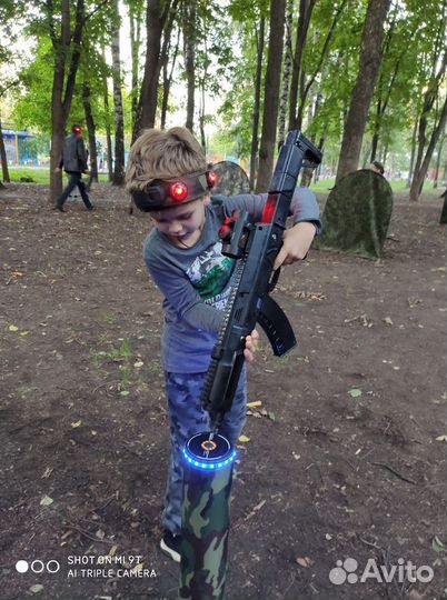 Игра Лазертаг на День Рождения