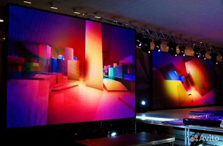 Прокатный уличный лед экран