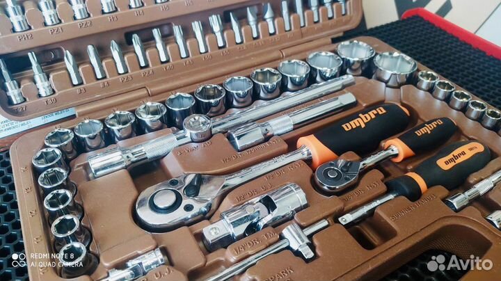 Набор инструмента Ombra 94 предмета + фонарь