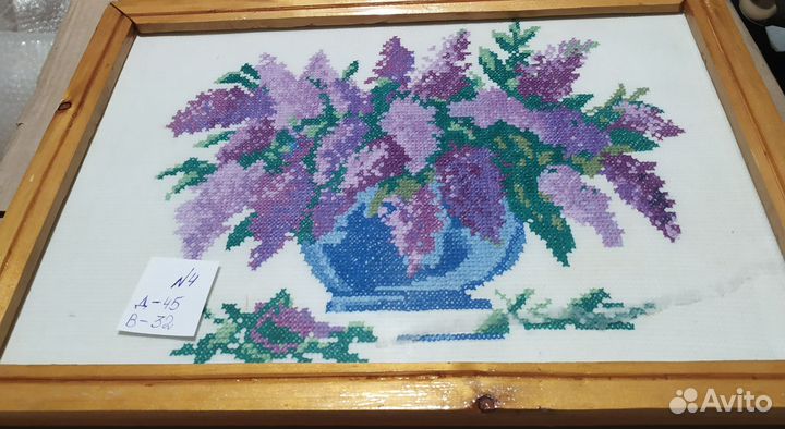Вышивка крестом готовые работы