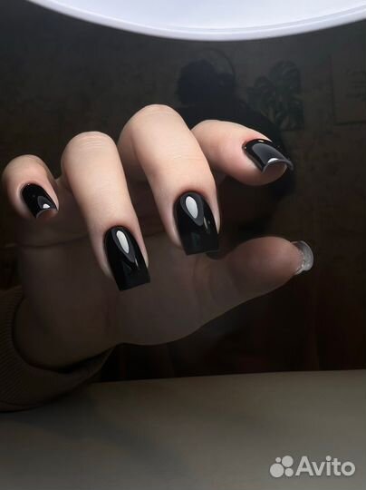 Маникюр наращивание ногтей