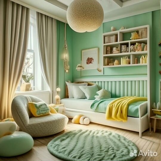 Пошив штор, установка карнизов, пошив покрывал