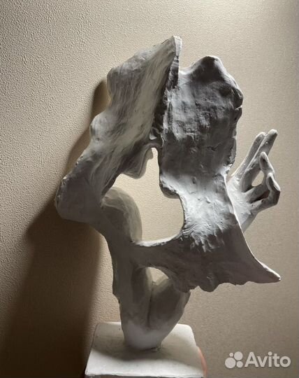 Влюбленная пара (гипс) ручная работа