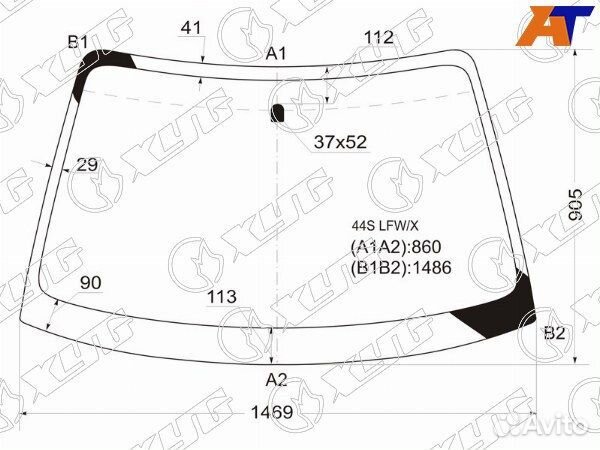 Стекло лобовое subaru impreza WRX STI