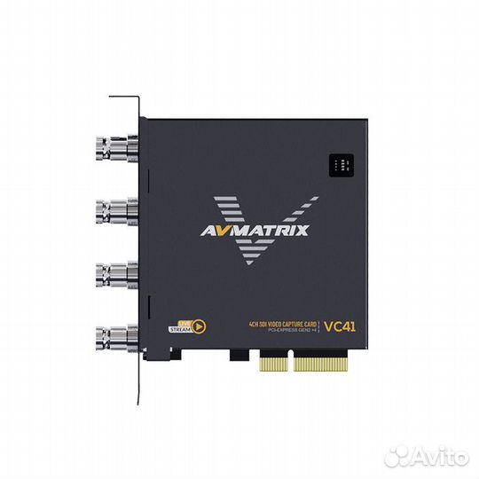 Плата видеозахвата avmatrix VC41 4CH 3G-SDI pcie